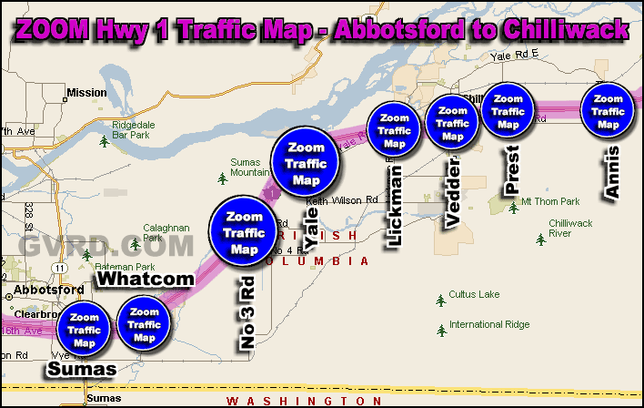 Hwy 1 at Annis Rd Traffic Zoom Map