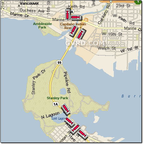 Lions Gate Bridge Traffic Cams